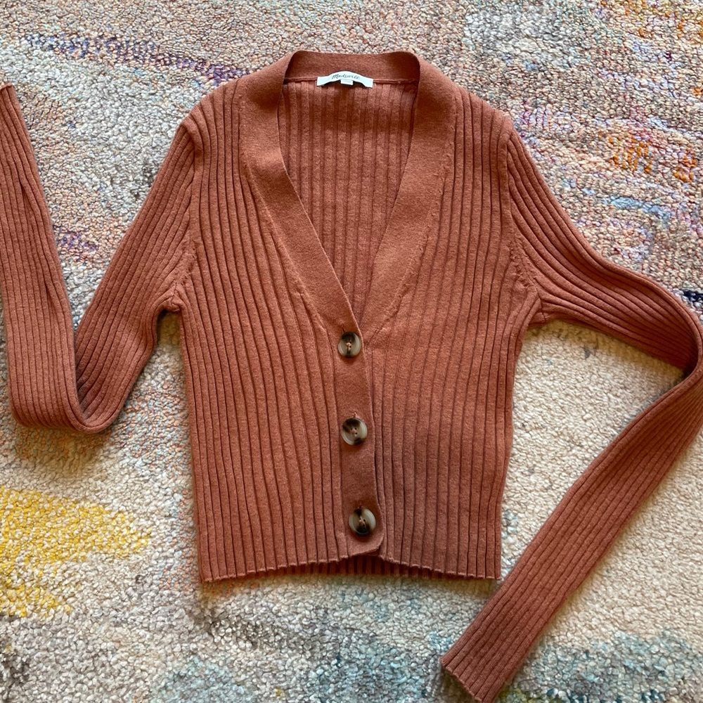 New Madewell Cropped Cardigan